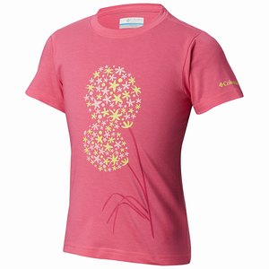 Columbia Wild Sky™ Shortärmad Skjorta Flickor Rosa (QLSFN9813)